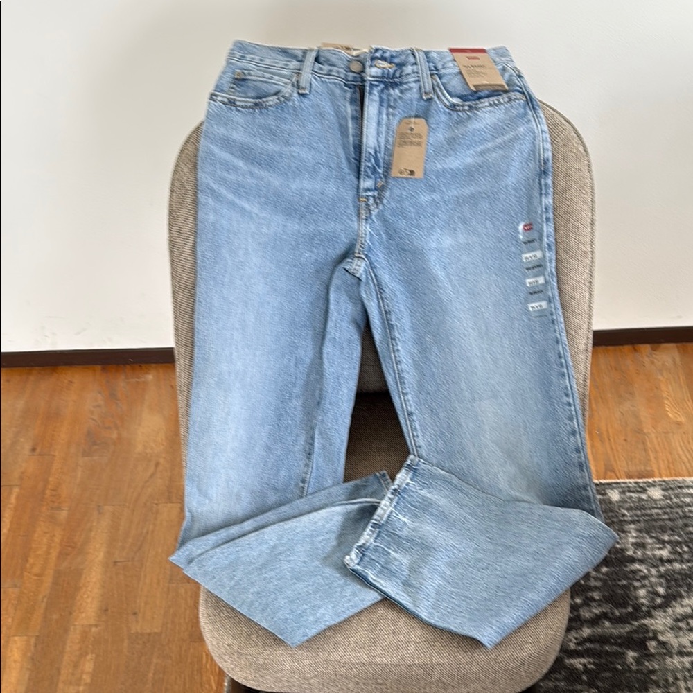 NWT Levi’s 94 baggy mid rise straight leg 26x33